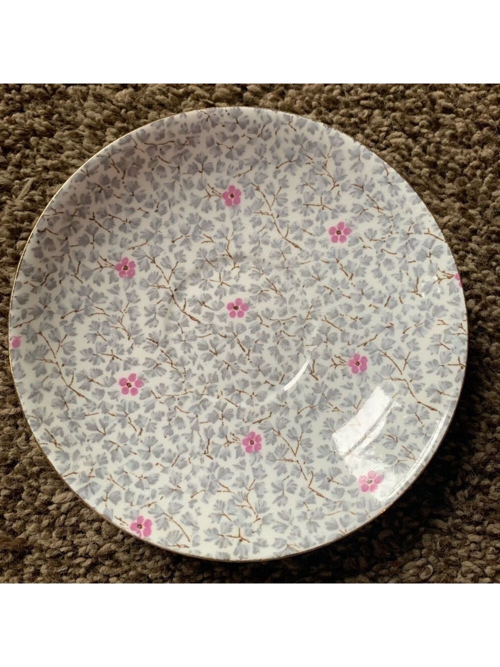 Vintage Sampson Smith Old Royal Saucer